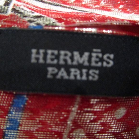 100% AUTHENTIC HERMES TWILLON DISCO LUREX (TWILLY LONG) SCARF BRAND NEW W/BOX - Picture 11 of 16